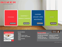 Tablet Screenshot of boxerpropiedades.com.ar